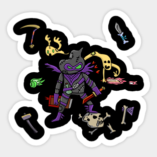 Secret Dark Warrior Sticker